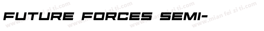Future Forces Semi字体转换